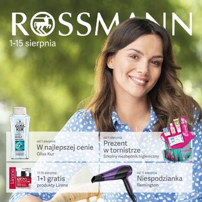 Rossmann 1 sierpień