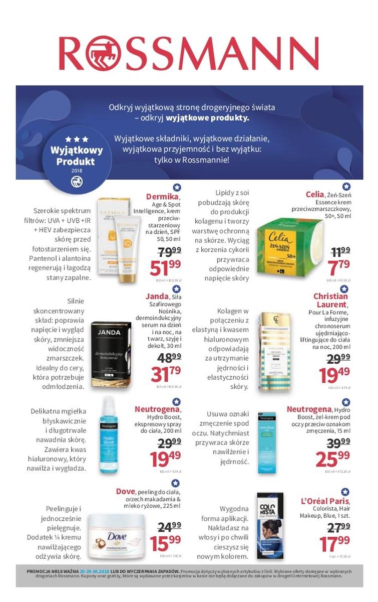 Gazetka promocyjna Rossmann str. 1