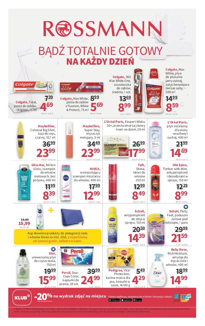 Gazetka promocyjna Rossmann str. 1