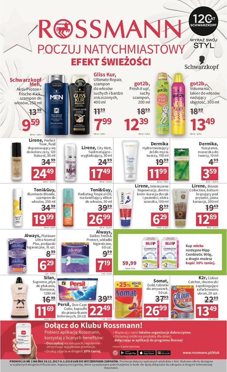 Gazetka promocyjna Rossmann str. 1
