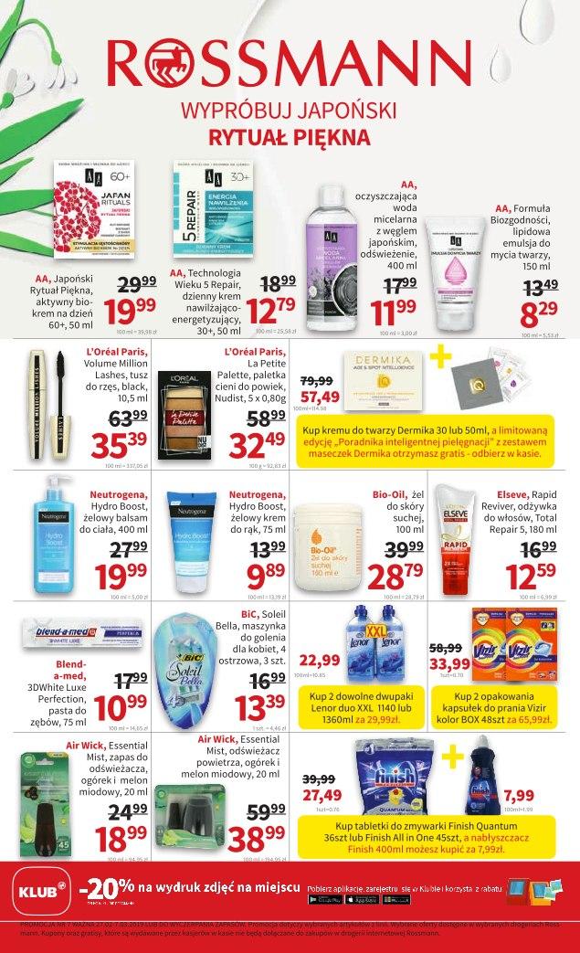 Gazetka promocyjna Rossmann str. 1