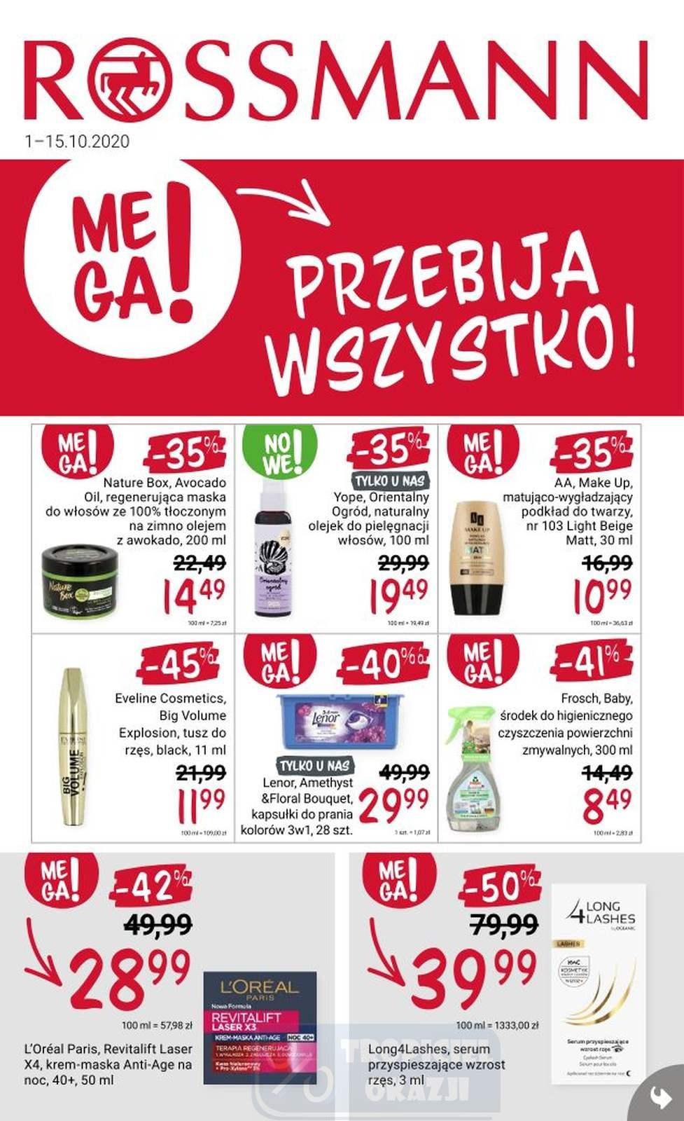 Gazetka promocyjna Rossmann str. 1