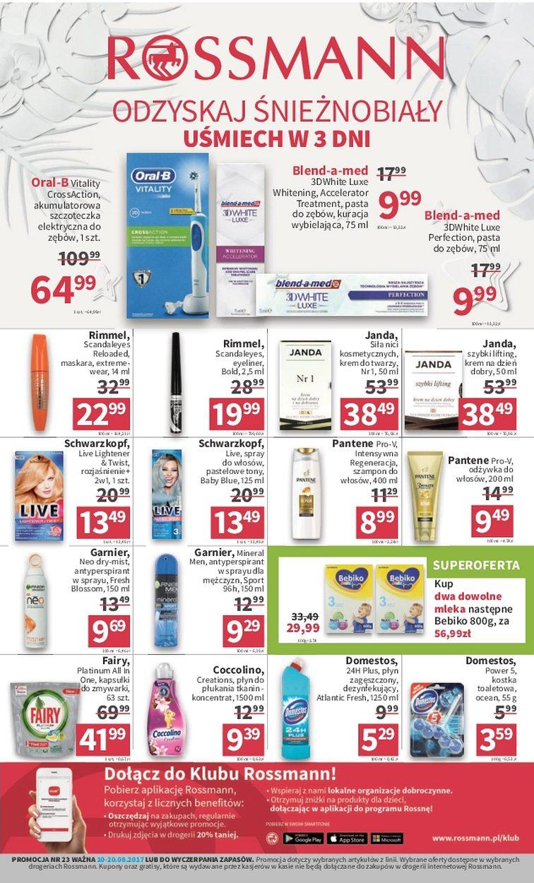 Gazetka promocyjna Rossmann str. 1