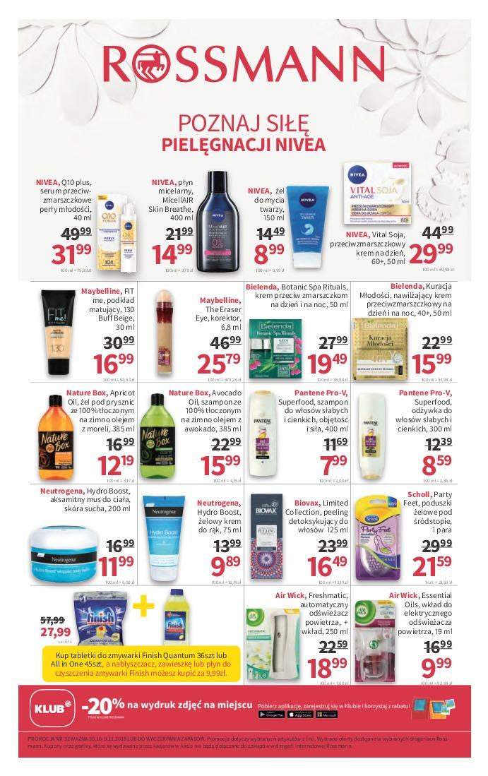 Gazetka promocyjna Rossmann str. 1