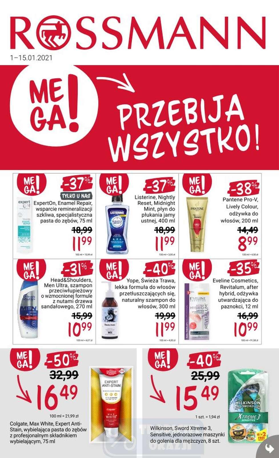 Gazetka promocyjna Rossmann str. 1