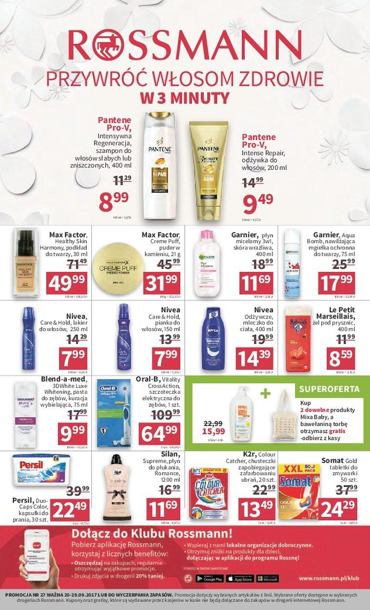 Gazetka promocyjna Rossmann str. 1