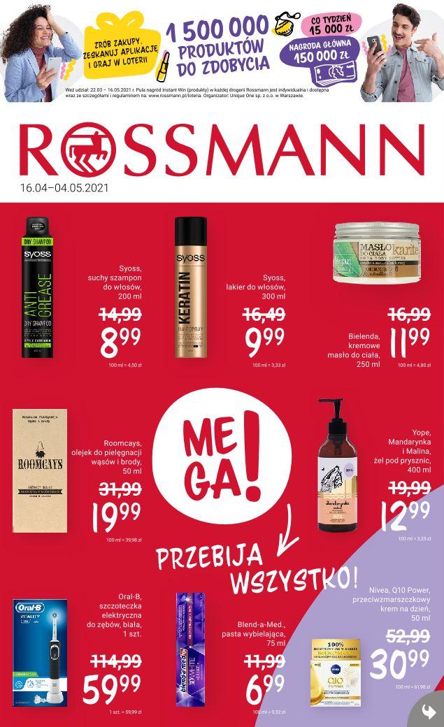 Gazetka promocyjna Rossmann str. 1