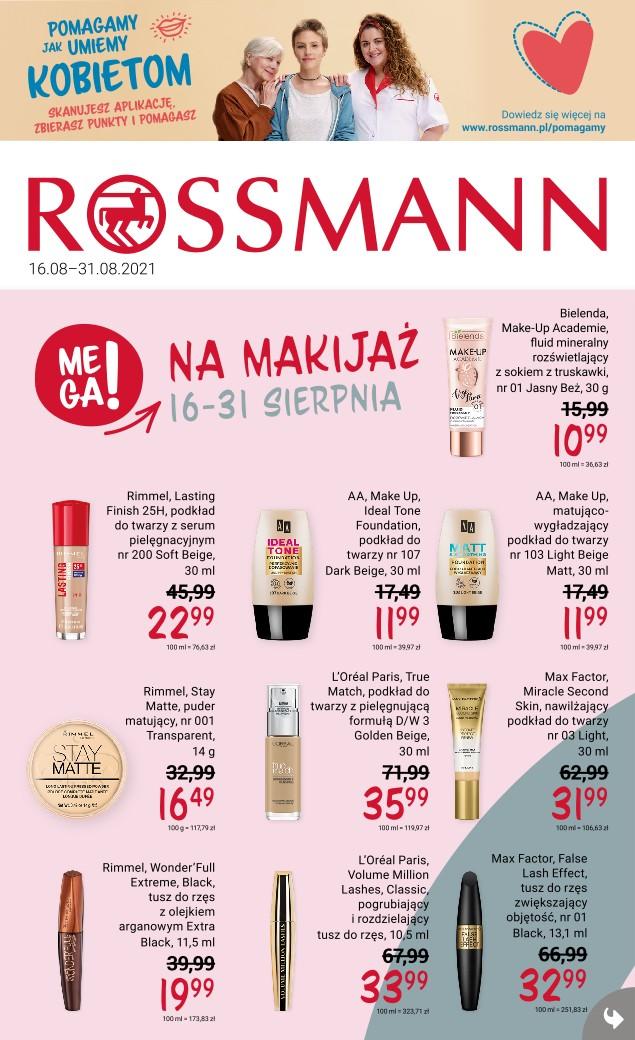 Gazetka promocyjna Rossmann str. 1