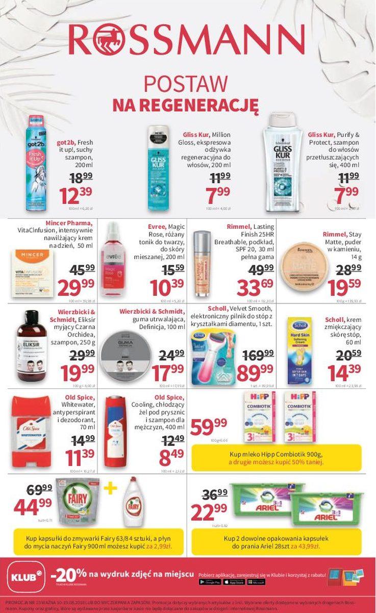 Gazetka promocyjna Rossmann str. 1
