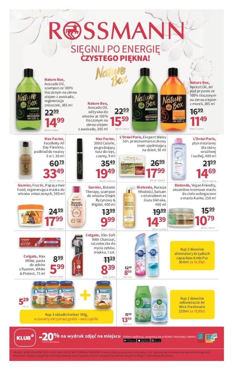 Gazetka promocyjna Rossmann str. 1