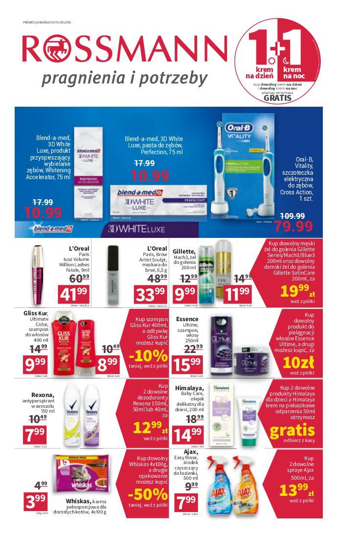 Gazetka promocyjna Rossmann str. 1