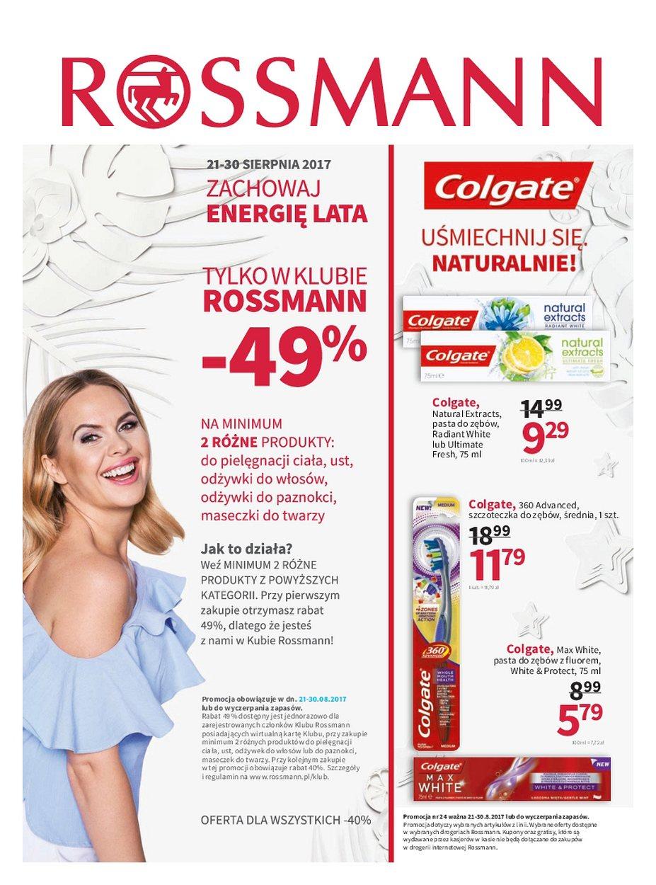 Gazetka promocyjna Rossmann str. 1