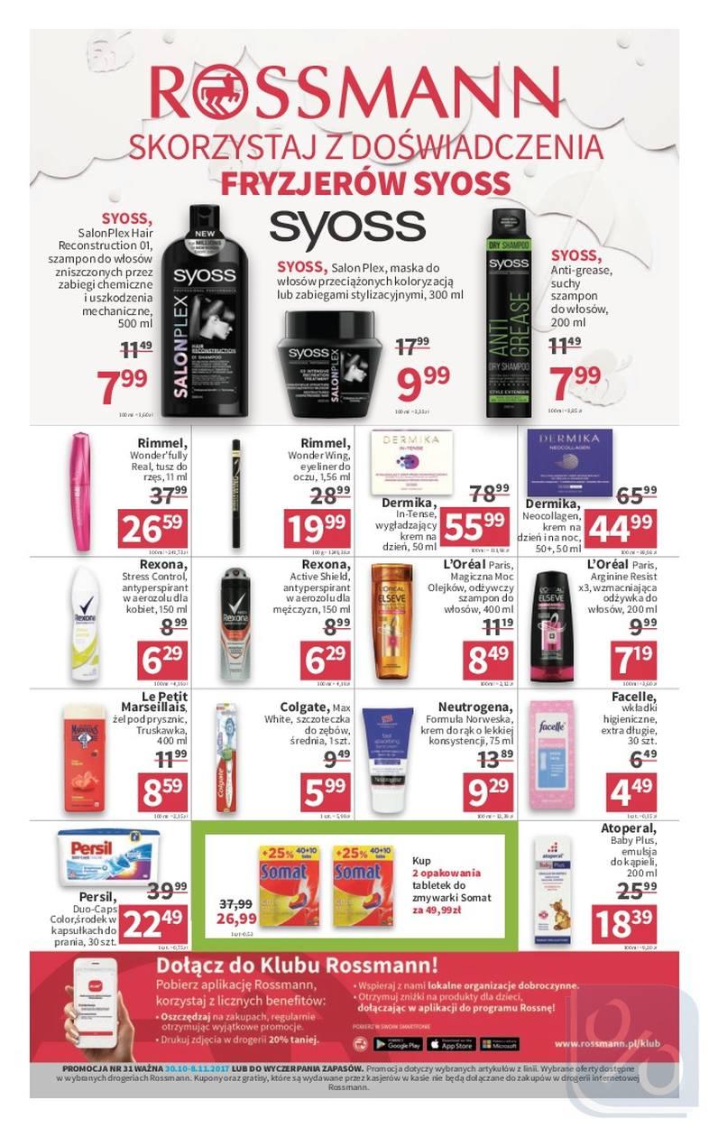 Gazetka promocyjna Rossmann str. 1