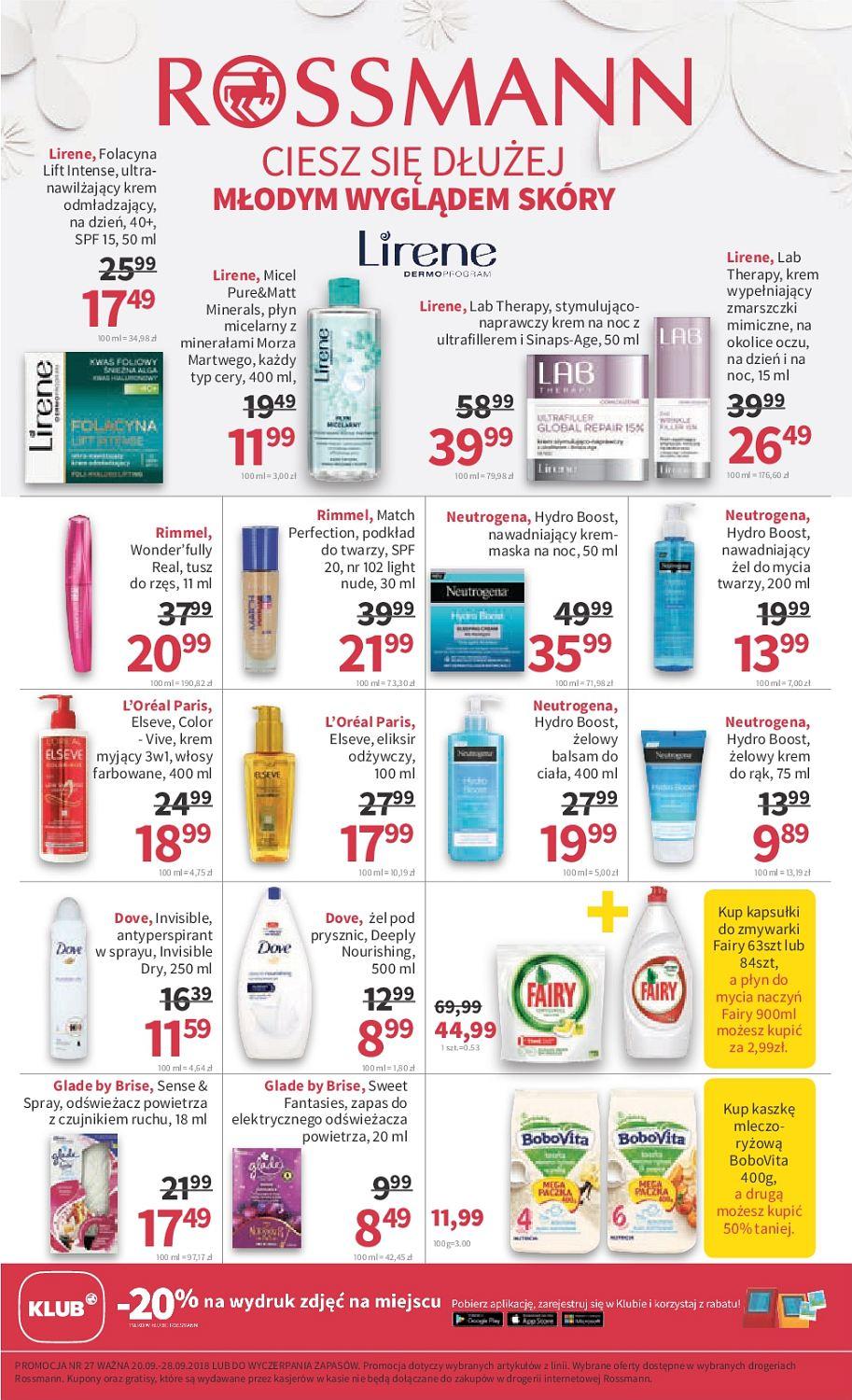 Gazetka promocyjna Rossmann str. 1