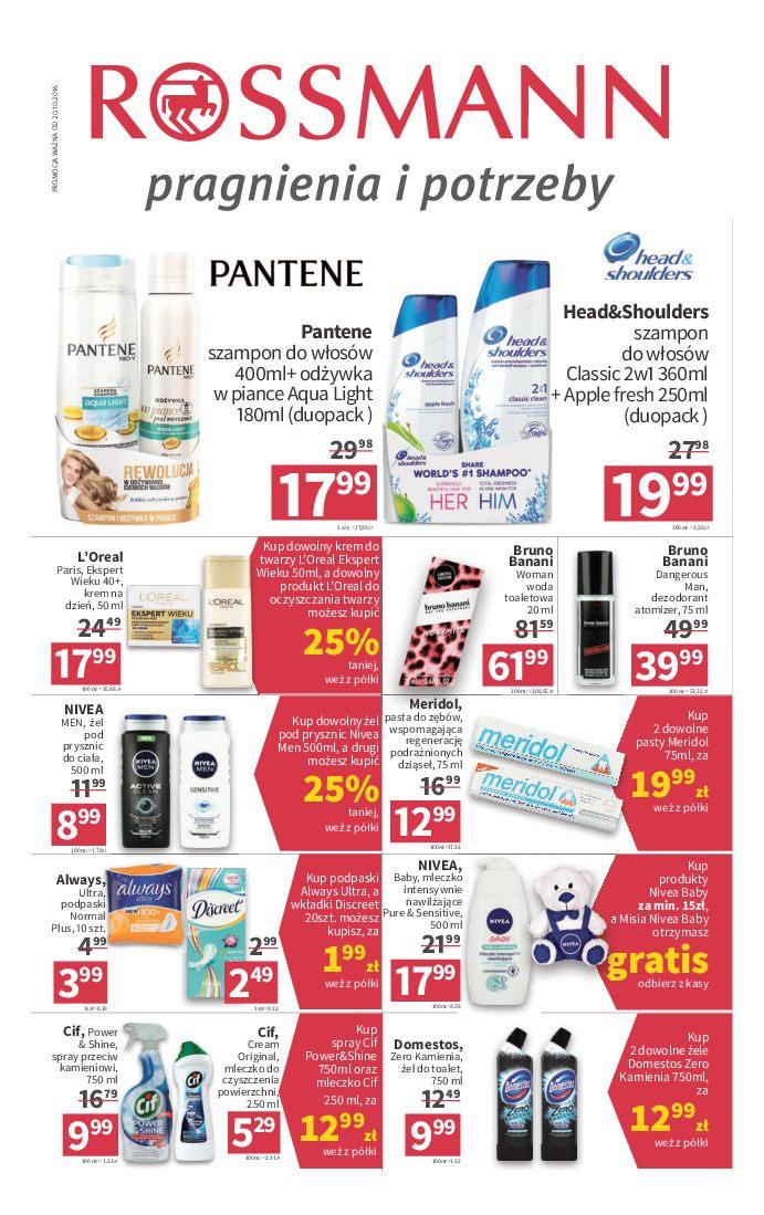 Gazetka promocyjna Rossmann str. 1