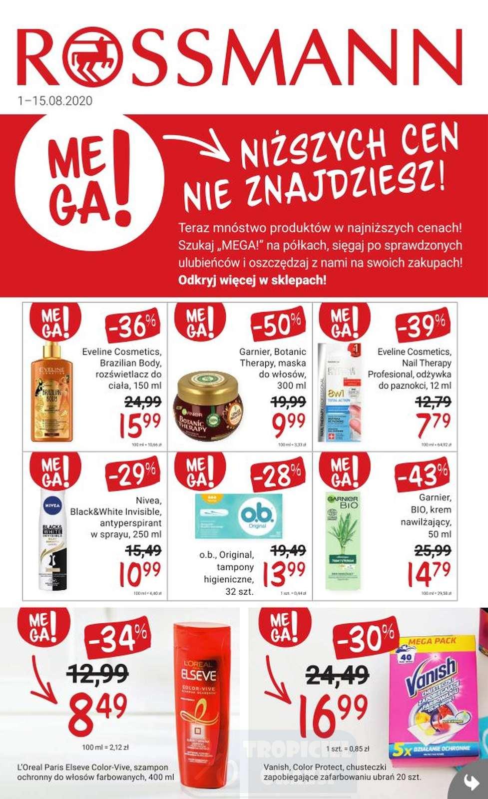 Gazetka promocyjna Rossmann str. 1