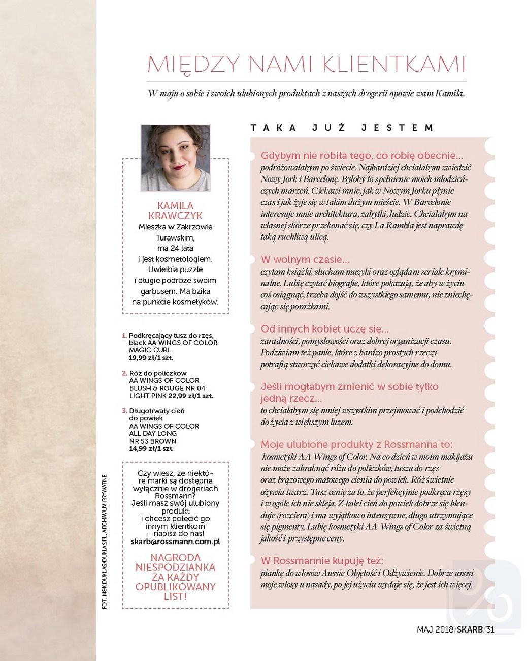 Gazetka promocyjna Rossmann str. 31